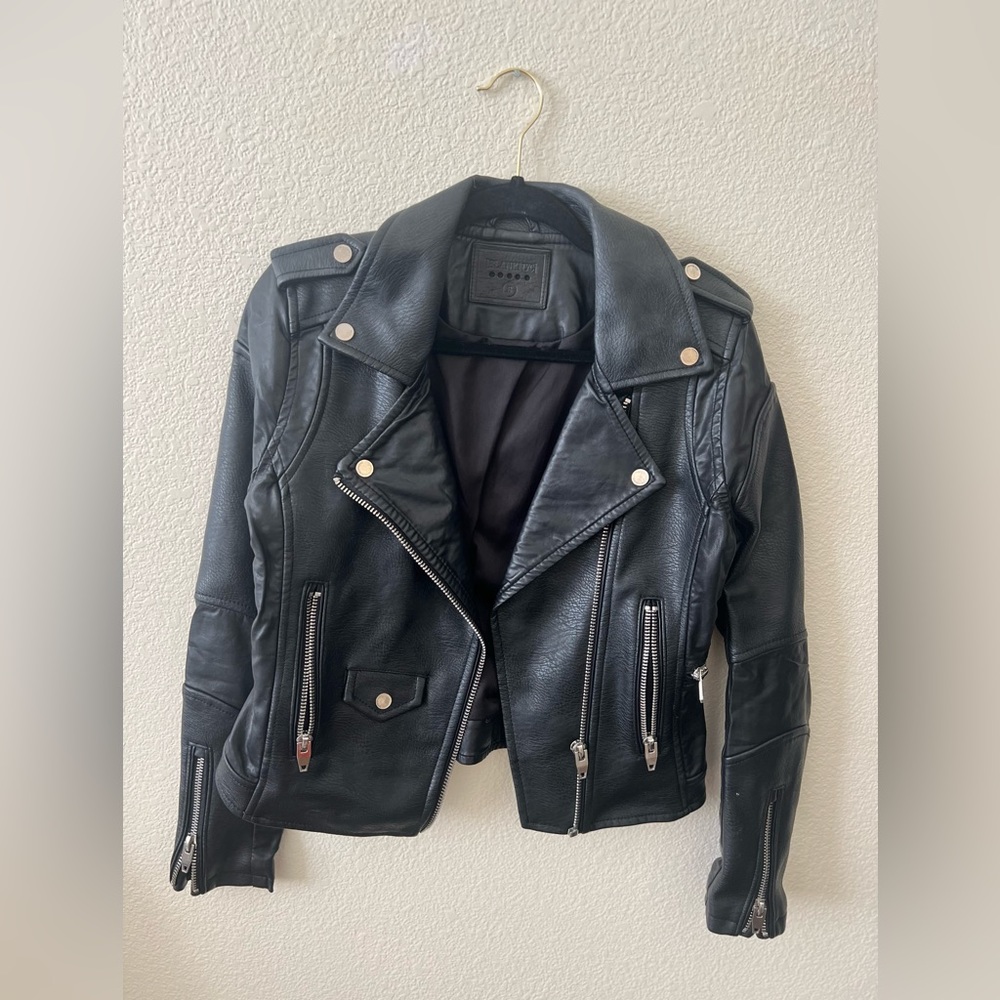 Leather jacket size small